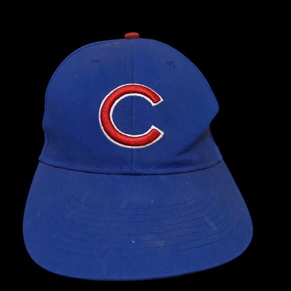 Chicago Cubs blue and red adjustable baseball cap stapback styles hat cap - Picture 1 of 5